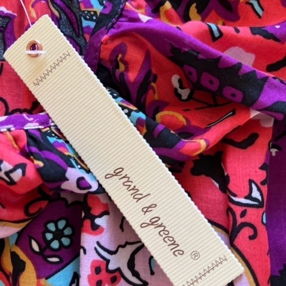 Grand and Greene Bohemian Flowy Colorful Top - Picture 5 of 15